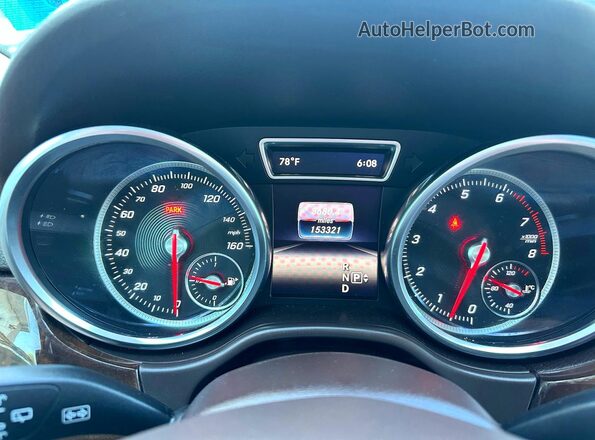4JGDA5HB6GA711834 2016 MERCEDES-BENZ GLE-CLASS Black ხელსაწყოთა პანელის ხედი