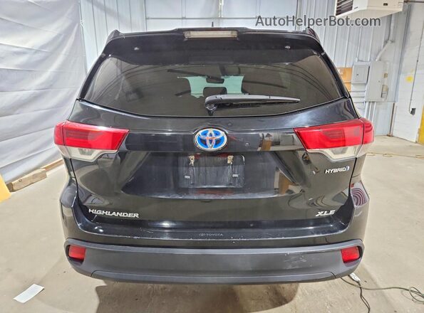 5TDJGRFH2HS020681 2017 TOYOTA HIGHLANDER Black Vista interior delantera