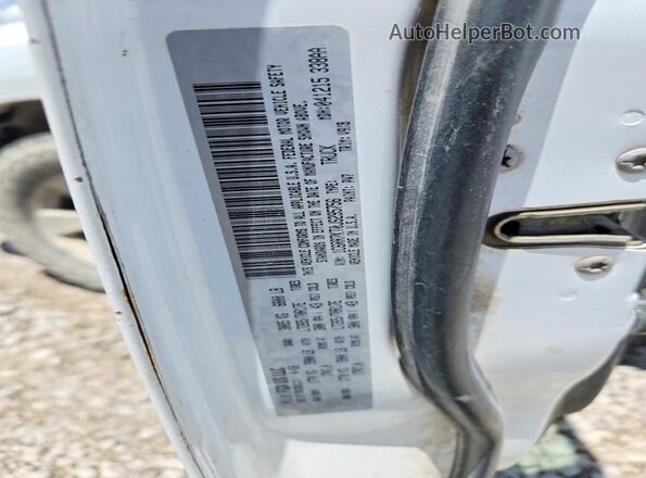 1C6RR7KT0JS295756 2018 RAM 1500 White VIN კოდის სტიკერის ხედი
