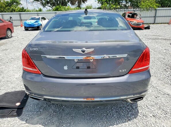 KMHG34JA0HU022990 2017 GENESIS G90 Gray Սալոնի դիմացի տեսք