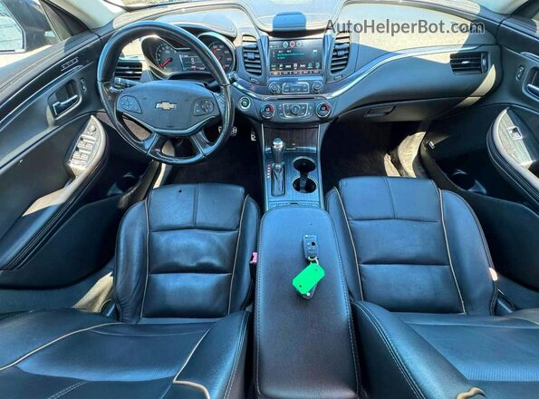 2G1105S35K9138482 2019 CHEVROLET IMPALA Black Vista de los asientos traseros
