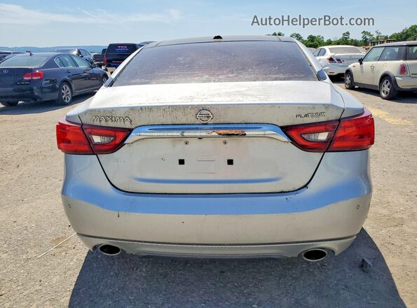 1N4AA6AP3HC373193 2017 NISSAN MAXIMA Silver Widok wnętrza z przodu