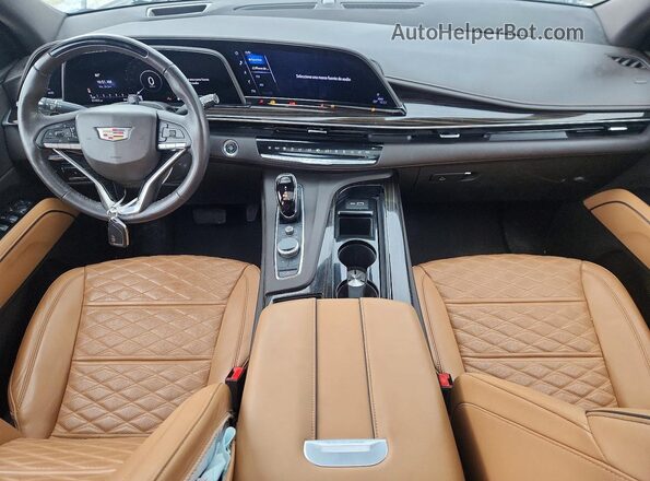 1GYS3FKLXPR495589 2023 CADILLAC ESCALADE White Вид щитка приладів