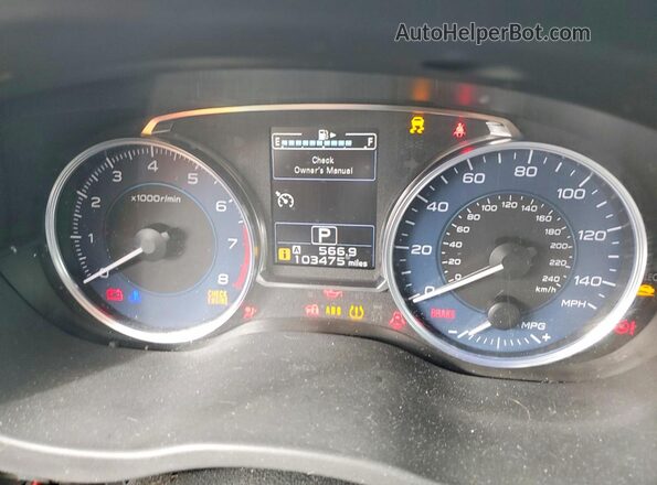 JF2GPAKC9HH233574 2017 SUBARU CROSSTREK Синий Вид задних сидений
