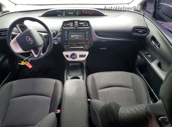 JTDKBRFU8H3552096 2017 TOYOTA PRIUS Silver 
