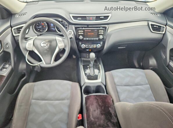 KNMAT2MTXGP594688 2016 NISSAN ROGUE Silver 