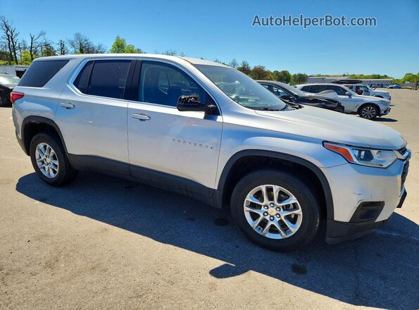 1GNERFKW1KJ135685 2019 CHEVROLET TRAVERSE Silver 