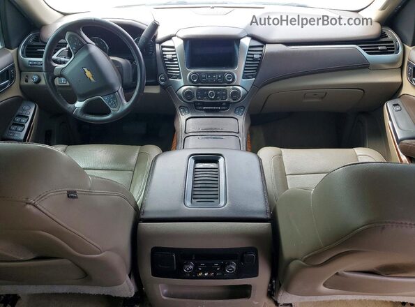 1GNSKJKC2GR169529 2016 CHEVROLET SUBURBAN White Widok zestawu wskaźników