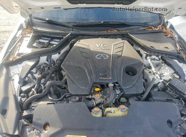 JN1EV7BR7MM753571 2021 INFINITI Q50 White Widok komory silnika