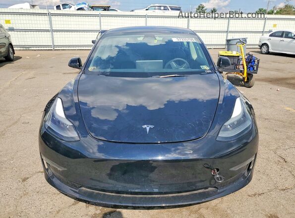 5YJ3E1EA8PF422776 2023 TESLA MODEL 3 Черный Вид сзади