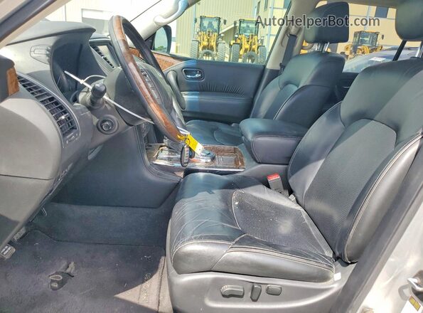 JN8AZ2NF0H9646346 2017 INFINITI QX80 Silver Widok deski rozdzielczej