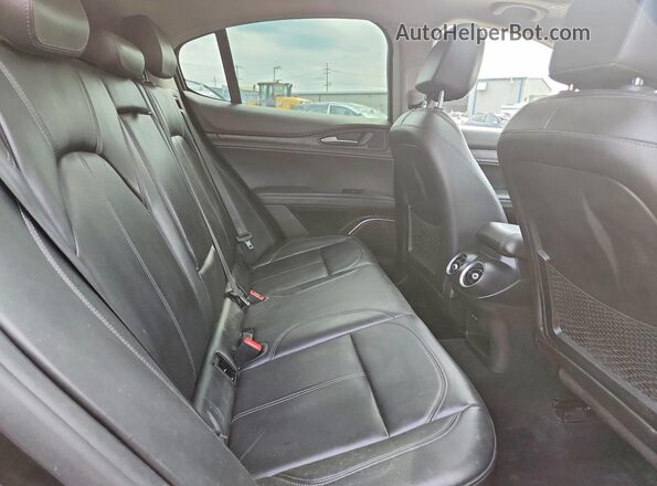 ZASPAKAN0K7C32245 2019 ALFA ROMEO STELVIO Black ძრავის განყოფილების ხედი