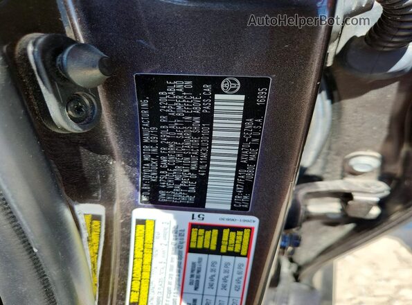 4T1L11AK3LU301001 2020 TOYOTA CAMRY Brown 