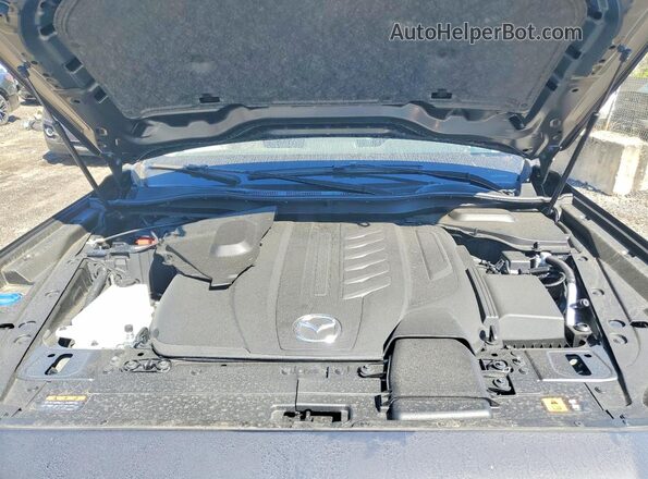 JM3KKBHD7S1250653 2025 MAZDA CX-90 Gray ძრავის განყოფილების ხედი