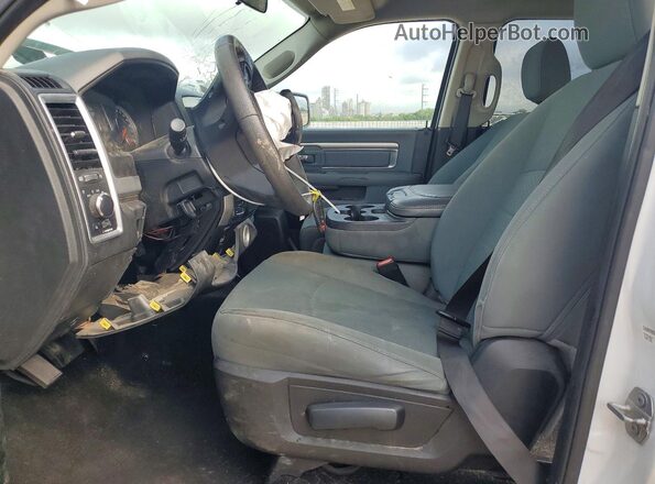 1C6RR7TTXKS571537 2019 RAM 1500 White Dashboard view