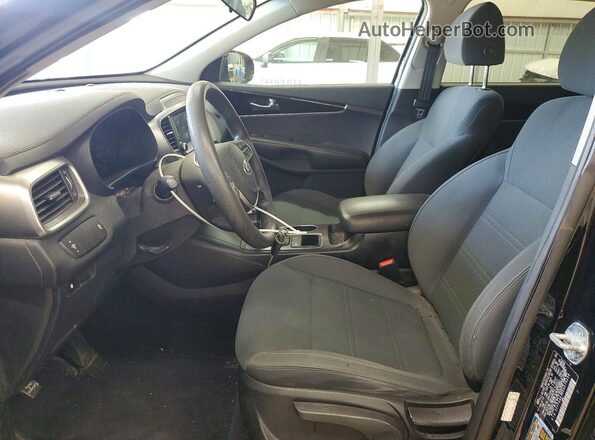 5XYPG4A32KG576258 2019 KIA SORENTO Black Առջևի վահանակի տեսք