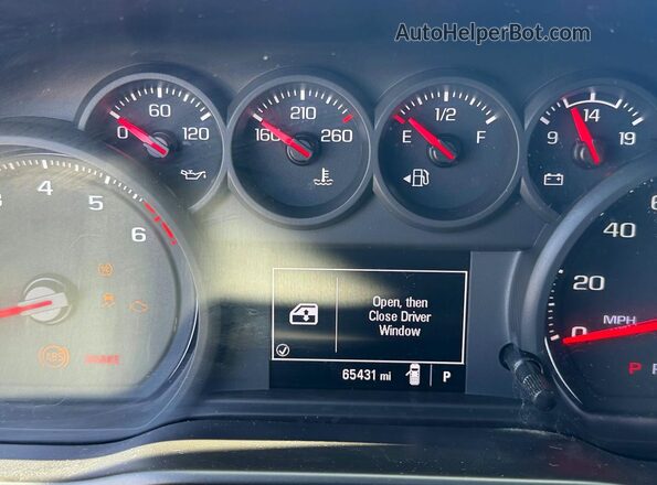 3GCNWAEF6MG297414 2021 CHEVROLET SILVERADO White Widok zestawu wskaźników