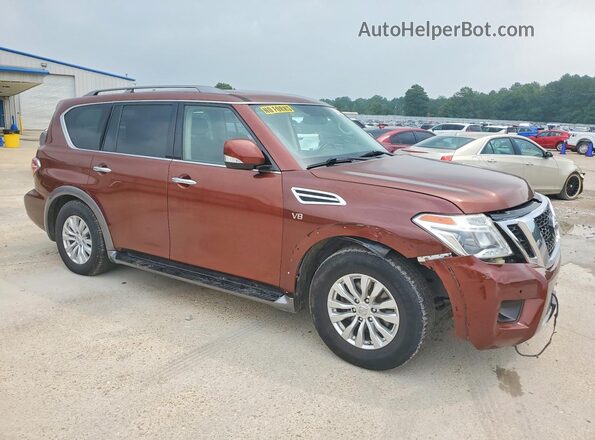 JN8AY2ND2J9053109 2018 NISSAN ARMADA Brown Դիմացի տեսք