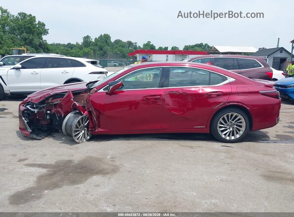 58AB21B1XKU002773 2019 LEXUS ES 300H Red 