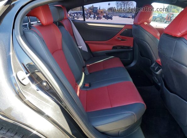 58ABA1C10RU037365 2024 LEXUS ES Black Vista de los asientos traseros