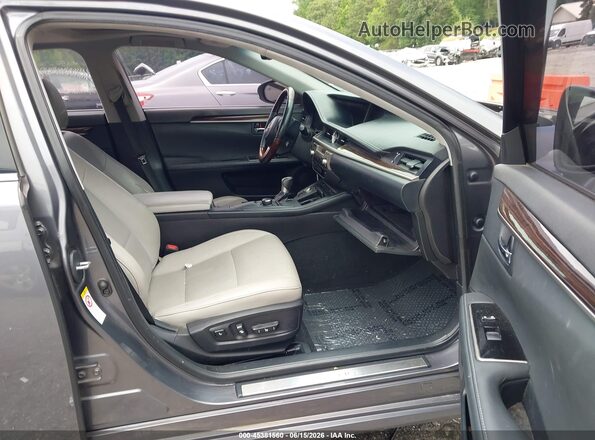 58ABK1GG0GU018324 2016 LEXUS ES 350 Gray Widok wnętrza z przodu