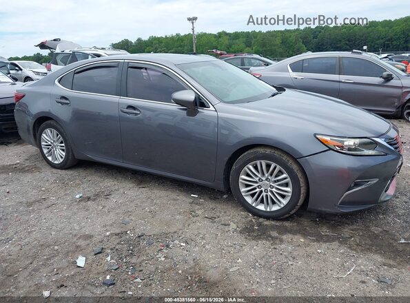58ABK1GG0GU018324 2016 LEXUS ES 350 Gray Widok wnętrza z tyłu