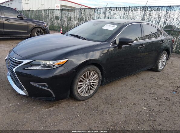 58ABK1GG0HU045461 2017 LEXUS ES 350 Black Передня ліва чверть