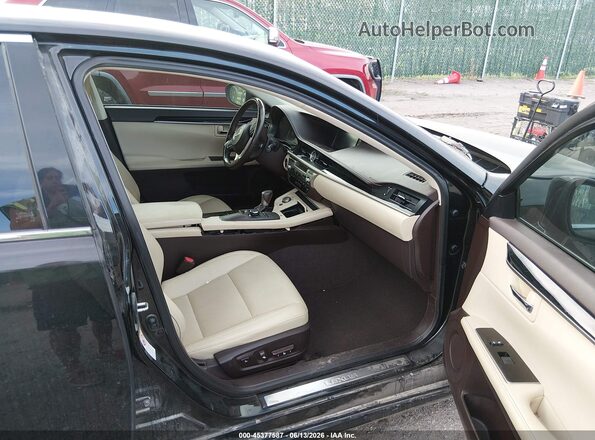58ABK1GG0HU045461 2017 LEXUS ES 350 Black Вид салону спереду