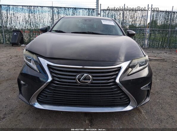 58ABK1GG0HU045461 2017 LEXUS ES 350 Black Вид щитка приладів