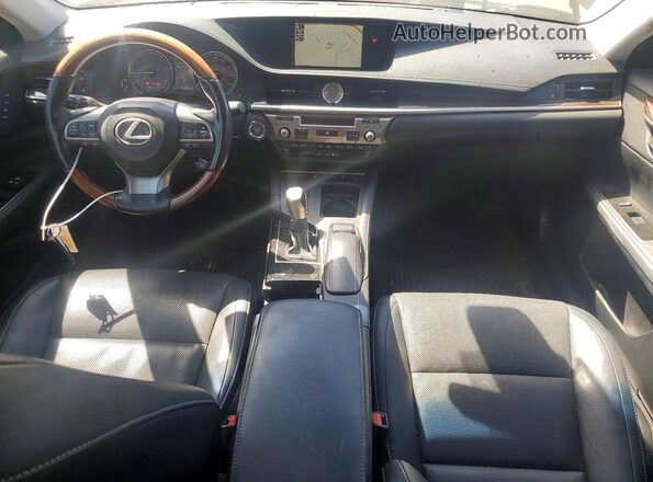 58ABK1GG0HU071915 2017 LEXUS ES Черный Вид панели приборов