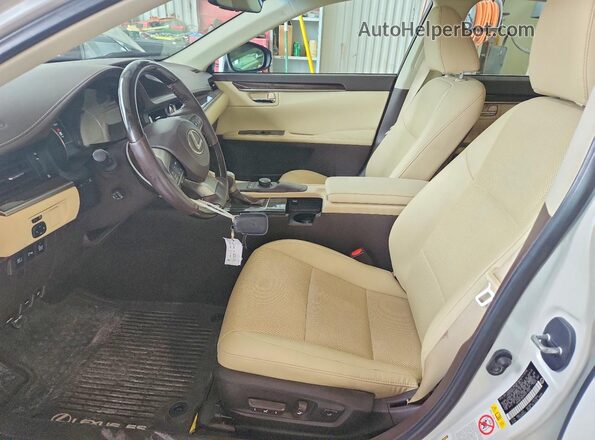 58ABK1GG0HU077553 2017 LEXUS ES White Вид салону спереду