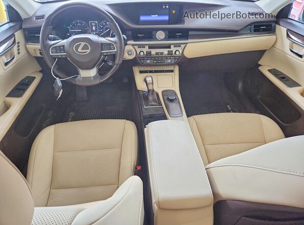 58ABK1GG0HU077553 2017 LEXUS ES White Вид панелі приладів