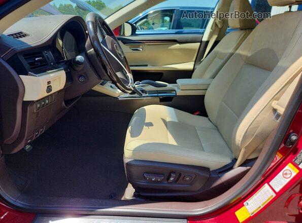 58ABK1GG0JU094231 2018 LEXUS ES Red Вид салону спереду