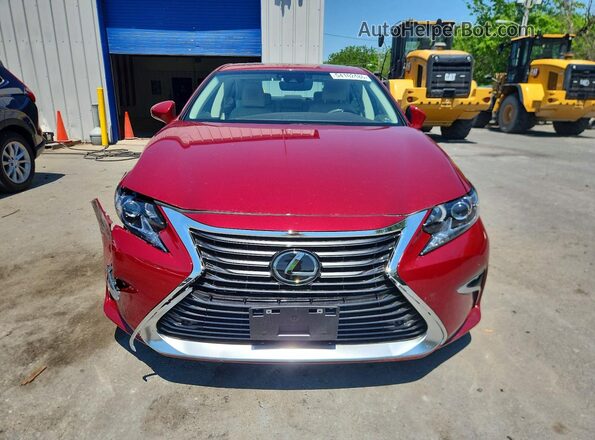 58ABK1GG0JU094231 2018 LEXUS ES Red Вид спереду