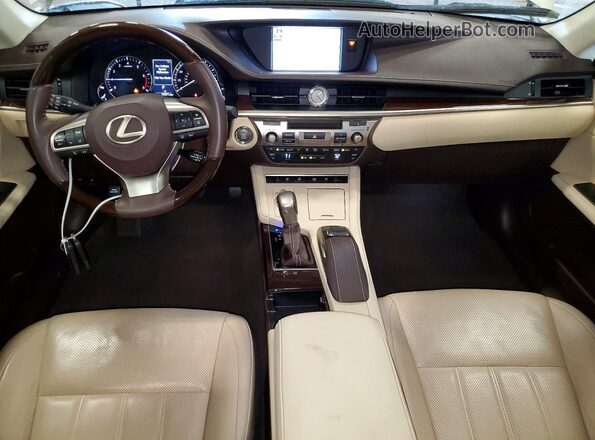 58ABK1GG0JU115451 2018 LEXUS ES Beige Widok deski rozdzielczej