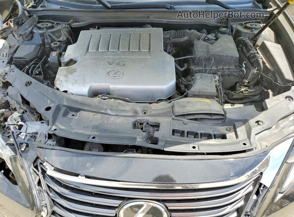 58ABK1GG1GU010491 2016 LEXUS ES Black უკანა სალონის ხედი