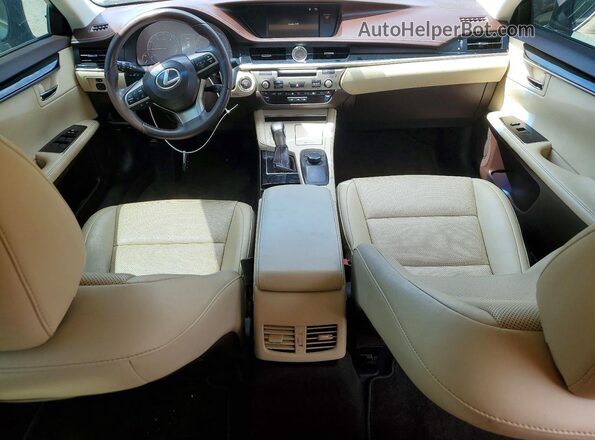 58ABK1GG1GU010491 2016 LEXUS ES Black წინა პანელის ხედი