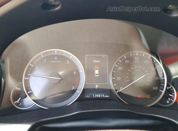 58ABK1GG1GU010491 2016 LEXUS ES Black ხელსაწყოთა პანელის ხედი