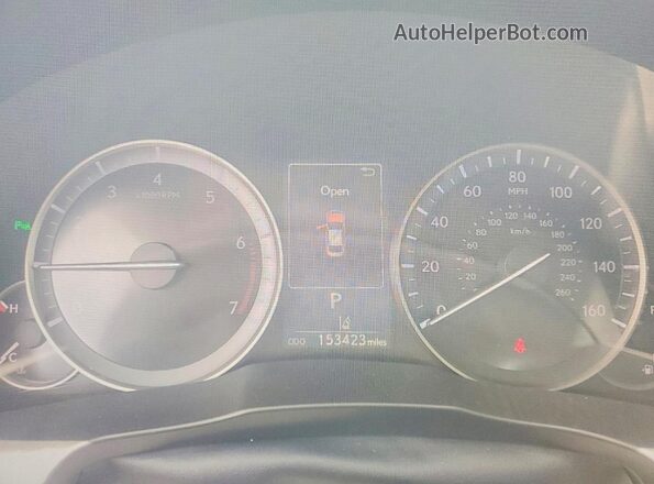 58ABK1GG1HU073558 2017 LEXUS ES White Instrument cluster view