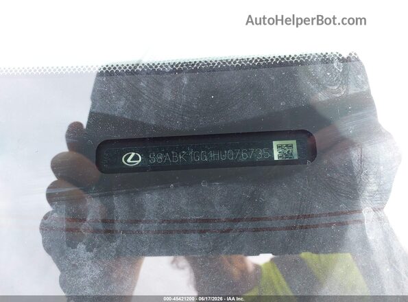 58ABK1GG1HU076735 2017 LEXUS ES 350 Blue 