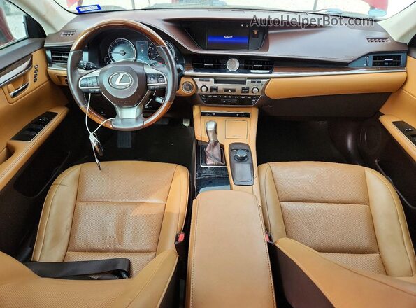 58ABK1GG2GU023928 2016 LEXUS ES Red Вид панелі приладів