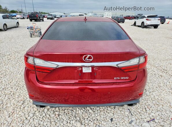 58ABK1GG2GU023928 2016 LEXUS ES Red Вид ззаду