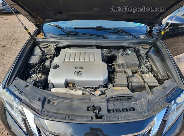 58ABK1GG2GU035643 2016 LEXUS ES Black უკანა სალონის ხედი