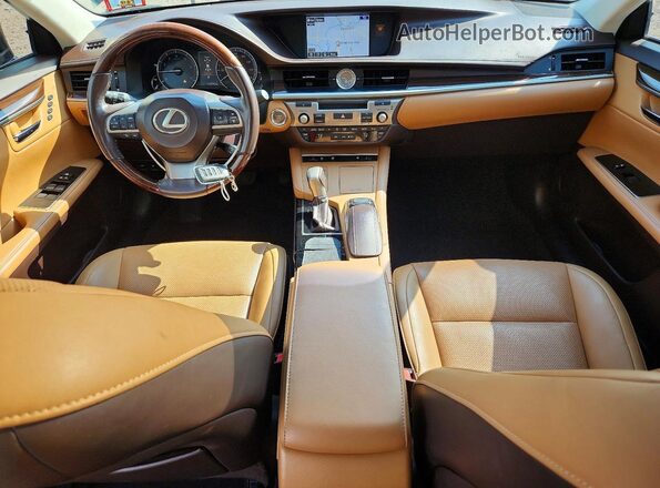 58ABK1GG2GU035643 2016 LEXUS ES Black წინა პანელის ხედი