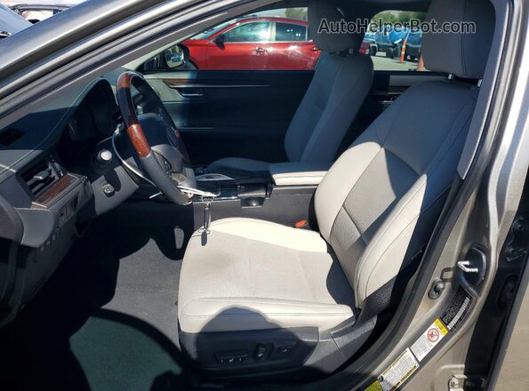 58ABK1GG2HU077232 2017 LEXUS ES Gray წინა სალონის ხედი