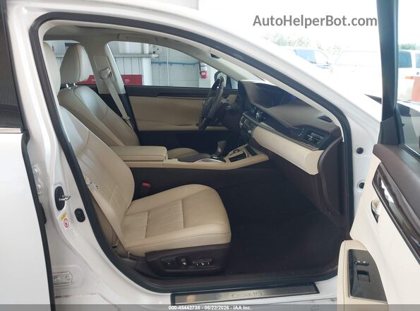 58ABK1GG2JU109327 2018 LEXUS ES 350 White Front interior view