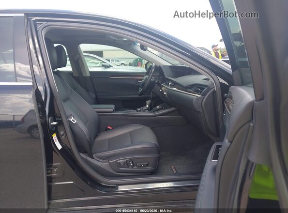 58ABK1GG3JU089041 2018 LEXUS ES 350 Black წინა სალონის ხედი