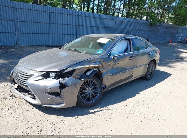 58ABK1GG3JU106808 2018 LEXUS ES 350 Gray Przód lewy