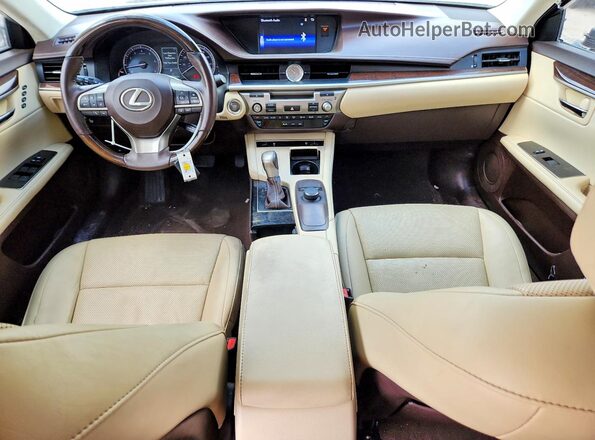 58ABK1GG4GU031450 2016 LEXUS ES Gray Dashboard view