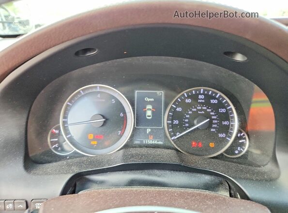 58ABK1GG4GU031450 2016 LEXUS ES Gray Instrument cluster view